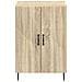 Mobile per scarpe HAARLEM 59,5 x 39,5 x 89,5 cm Rovere Sonoma - Foto miniatura 4