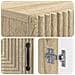 Mobile per scarpe HAARLEM 59,5 x 39,5 x 89,5 cm Rovere Sonoma - Foto miniatura 7