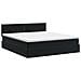 Letto ottomano con materasso Nero 140 x 200 cm Velluto - Foto miniatura 8