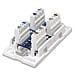 IWP-ADAP CBU - Box per connessioni di rete Cat5e UTP - Foto miniatura 4