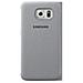 Custodia Booklet per Galaxy S6 Edge - Colore Silver - Foto miniatura 3
