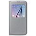 Custodia Booklet per Galaxy S6 Edge - Colore Silver - Foto miniatura 1