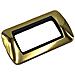 20 Placche Muro 4 Posti Moduli Oro Lucido Compatibile Tipo Bticino Living - Foto miniatura 1