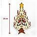 Albero In Legno A Incastro Con Personaggio Natalizio Decorazioni Natalizie - Foto miniatura 1