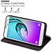 Custodia Compatibile Con Samsung Galaxy J7 2016 In Oro Rosato Nero - Coperchio Protettiva Con Chiusura Magnetica, Funzione Stand E Tasca Per Le Carte - Foto miniatura 7