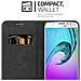 Custodia Compatibile Con Samsung Galaxy J7 2016 In Oro Rosato Nero - Coperchio Protettiva Con Chiusura Magnetica, Funzione Stand E Tasca Per Le Carte - Foto miniatura 9