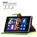 Custodia Compatibile Con Nokia Lumia 925 In Verde Erbe - Coperchio Protettiva Con Chiusura Magnetica, Funzione Stand E Tasca Per Le Carte - Foto miniatura 9
