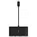 USB-C to Gigabit-Ethern. HDMI / VGA / USB-A-Adapter, black - Foto miniatura 2