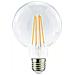 Lampadina Maxi Globo Trasparente In Vetro, 12,5 X 12,5 X 17,5 Cm, 1 X E27, 7,5w, 805lm, 2200k, 240v - Foto miniatura 1