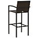Sgabelli Da Bar 2 Pz Marroni In Polyrattan - Foto miniatura 4