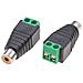 Adattatore Connettore Terminal Block 2-pin A Rca Femmina - Foto miniatura 1