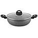 Lava Stone Casseruola Bassa Induzione, 28cm X 7,5cm, Coperchio In Vetro, Antiaderente Grigio - Foto miniatura 1