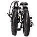 e-Bike Bici Elettrica Pieghevole Mini Max + AR-BI-210024 Ruote 20" x 4.0" Batteria 36V 10,4Ah 375Wh Colore Grigio - Foto miniatura 5