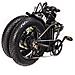 e-Bike Bici Elettrica Pieghevole Mini Max + AR-BI-210024 Ruote 20" x 4.0" Batteria 36V 10,4Ah 375Wh Colore Grigio - Foto miniatura 7