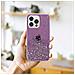 Custodia Compatibile Con Apple Iphone 13 Pro In Viola Con Glitter - Coperchio Protettivo In Silicone Tpu Flessibile Con Glitter Scintillanti - Foto miniatura 8