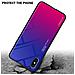 Cadorabo Custodia Compatibile Con Apple Iphone X / Xs In Viola - Rosso - Coperchio Protettivo Bicolore In Vetro Temperato E Silicone Tpu - Foto miniatura 4