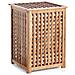 Cesto Portabiancheria In Bambù Con Coperchio - Cartuccia Rimovibile 92 Litri, Bamboo - Foto miniatura 1