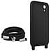 Cover Semirigida Per Iphone Xr Cordino Nylon Intrecciato 80 Cm Nera - Foto miniatura 2