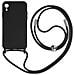 Cover Semirigida Per Iphone Xr Cordino Nylon Intrecciato 80 Cm Nera - Foto miniatura 1