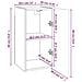 Mobile Tv Rovere Marrone 30,5x30x60 Cm In Legno Ingegnerizzato - Foto miniatura 2