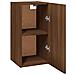 Mobile Tv Rovere Marrone 30,5x30x60 Cm In Legno Ingegnerizzato - Foto miniatura 4
