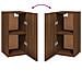 Mobile Tv Rovere Marrone 30,5x30x60 Cm In Legno Ingegnerizzato - Foto miniatura 9