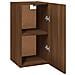 Mobile Tv Rovere Marrone 30,5x30x60 Cm In Legno Ingegnerizzato - Foto miniatura 10
