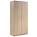 Guardaroba Orange, Armadio Per Camera Da Letto A 2 Ante Battenti, Mobile Per Camera Da Letto Con 1 Ripiano E Barra Appendiabiti, 82x52h180 Cm, Rovere - Foto miniatura 2