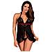 Set Di Lingerie Obsessive Rossita Nero (2 Pcs) - Foto miniatura 1