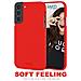 Cover Per Samsung Galaxy S22 Plus Premium Soft Feeling, Rosso - Foto miniatura 2