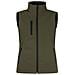 Padded Softshell Vest Ladies Verde Bamboo M - Foto miniatura 1