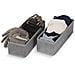 Domopak Living - Set 2 Divisori Per Cassetti In Tnt Stone Grey 30x10,5x8cm - Foto miniatura 1