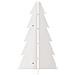 Albero Di Natale Decorativo Bianco 69,5 Cm In Legno Di Pino - Foto miniatura 3