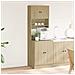 Mobile Da Cucina Rovere Sonoma 60x50x180 Cm Legno Multistrato - Foto miniatura 3
