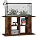 Supporto Acquario 100x40x60 cm in Legno Multistrato Rovere Fumo - Foto miniatura 3
