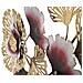 Decorazione In Metallo 3d Fiori 15 - Multicolore - Metallo - 130x5,5x54 Cm - Foto miniatura 4