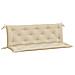 Cuscini Panca Da Giardino 2pz Beige 150x50x7 Cm Tessuto Oxford - Foto miniatura 1