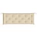 Cuscini Panca Da Giardino 2pz Beige 150x50x7 Cm Tessuto Oxford - Foto miniatura 5