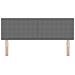 Testiera  Design Semplice Grigio Chiaro 140 cm in Tessuto Corduroy - Foto miniatura 4