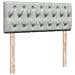 Pouf Letto con Materasso Grigio Chiaro 120x190 cm in Velluto - Foto miniatura 9