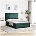 Struttura Letto Pouf con Materassi 140x200 cm in Velluto - Foto miniatura 4