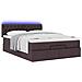 Struttura Letto Pouf con Materasso 140x200 cm in Tessuto - Foto miniatura 6