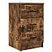 Armadio da Notte Rovere fumo 38 x 38 x 66 cm Legno multistrato - Foto miniatura 1