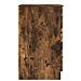 Armadio da Notte Rovere fumo 38 x 38 x 66 cm Legno multistrato - Foto miniatura 7