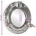 Specchio da Parete Design Oblò Ø23 cm in Alluminio e Vetro - Foto miniatura 7