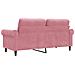 Divano a 2 Posti Rosa 140 cm in Velluto - Foto miniatura 6