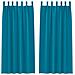 Tende con tende 2 pcs Turchese 245x140cm Poliestere - Foto miniatura 1