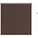 Tenda Veneziana Marrone Scuro con Pattern di Legno 160 x 150 cm - Foto miniatura 1