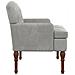 Loveseat con bottoni imbottiti Grigio Chiaro 111 x 65 x 79 cm - Foto miniatura 4