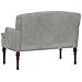 Loveseat con bottoni imbottiti Grigio Chiaro 111 x 65 x 79 cm - Foto miniatura 5